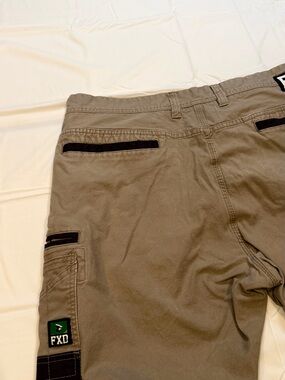 FXD WP-3 Stretch Work Pants Men’s 38W x 30L Khaki — Set of 2 Pairs Workwear